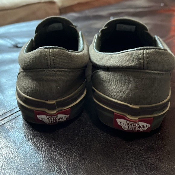 Kids Olive green camoflage Vans Classic Slip-On - Picture 3 of 4